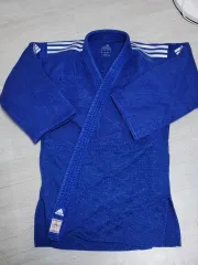 アディダス デニム色 柔道着 165
