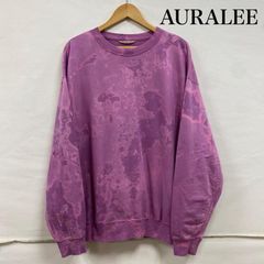 AURALEE スーパーハイゲージ プルオーバー スウェット 3 ネイビー
