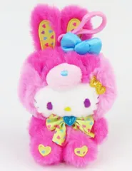 【中古】キーホルダー ハローキティ スプリングラビットデザインシリーズ  マスコットホルダー 「サンリオキャラクターズ」