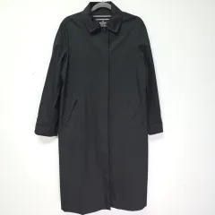 ミシェル バスキア 春夏 コート 90ホールダブル ブラック トレンチ