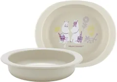 新着商品 スケーター(Skater) ベビー食器 小皿 子供用 5ヵ月頃～ 抗菌 プラスチック製 290ml ムーミン ペイント XP25AG-A