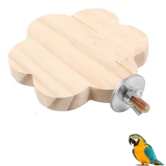 新品 YFFSFDC 小鳥インコ とまり木1個 スタンド ケージ 踏み台 鳥休憩場止まり台 小動物 おもちゃ 天然木製 鳥かごに簡単取付 ハムスター などの噛むおもちゃ (D)