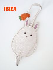 完売品 IBIZA アニマーダ 牛革 キーケース(ウサギ) 元箱・ミニトート付