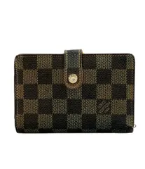 ルイ・ヴィトン 二つ折り財布 ポルトフォイユ ヴィエノワ ダミエ エベヌ N61674 メンズ レディース LOUIS VUITTON