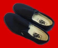 ☆【新品】VANS ヴァンズ クラシック スリッポン CLASSIC SLIP ON バンズ スニーカー ブラック  メンズ　※25.5cm  26.0cm  27.5cm