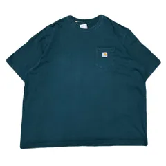 Carhartt カーハートポケットTシャツ ポケT Tシャツ グリーン 4XLサイズ No.EA370