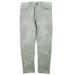 新品 e JEANS イージーンズ 日本製 LONGSNOUT TWIST 岡山児島 ペイントカモフラージュジョグデニムパンツ e-802 2 Smoky Gray ジップフライ スキニー 迷彩 ジーンズ 定価35,200円 ボトムス g17497のサムネイル