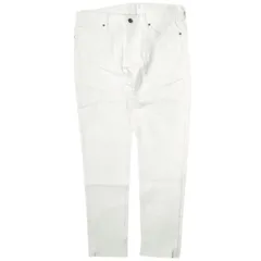 新品 e JEANS イージーンズ 日本製 岡山児島 ストレッチテーパードホワイトデニムパンツ e-L805 26inch(3) WHITE ジップフライ ジーンズ ボトムス g17365のサムネイル