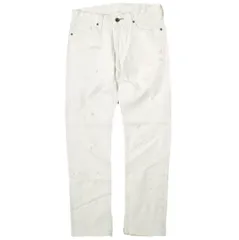 新品 e JEANS イージーンズ 岡山児島 ペイント加工 ストレッチスキニーデニムパンツ e-804G 2 White ジップフライ ジーンズ ボトムス g17567のサムネイル