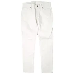 新品 e JEANS イージーンズ 日本製 岡山児島 ストレッチテーパードホワイトデニムパンツ e-L805 26inch(3) WHITE ジップフライ ジーンズ ボトムス g17372のサムネイル