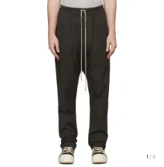 50 リックオウエンス ポータービル シャーリング パンツ DARK DUST rickowens