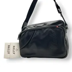 【美品】 バリー BALLY ショルダーバッグ 斜め掛け可 レザー 本革 ブラック 黒 無地 ビンテージ クラシック エレガント 上品 鞄 肩掛け メンズ レディース ユニセックス お出かけ 旅行 デイリー 高級感 ストライプ シルバー金具  S91