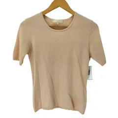 エスマックスマーラ S Max Mara カシミヤ100 クルーネック半袖ニット レディース import：L のサムネイル