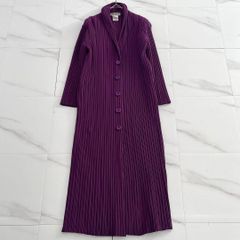 99AW ISSEY MIYAKE coat Pleated purple - メルカリ