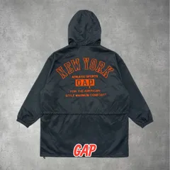 オールドGAP 90s フーデッド ナイロンコート M OLD GAP ヴィンテージ 人気 0-75-951