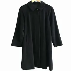 Burberrys バーバリー  アンゴラ ウール Aライン コート  黒 ブラック レディース 7AR