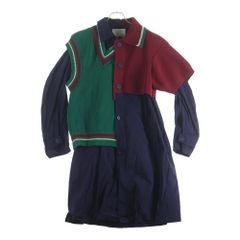 あ*様 22aw kolor ジャケットドッキング ニット カーディガン ベージ