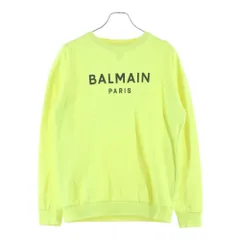 BALMAIN (バルマン) フロントロゴクルーネックスウェット トレーナー 6Q4690 Z0081 イエロー レディースのサムネイル