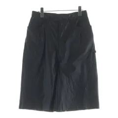 N.HOOLYWOOD (エヌハリウッド) 21SS ジップフライ フェイクレザー バギーショーツ ハーフパンツ ブラック 2221-CP50-025のサムネイル