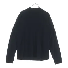 Acne Studios (アクネ ストゥディオズ) モックネック コットン 長袖Tシャツ カットソー ブラック FN-MN-TSHI000212のサムネイル