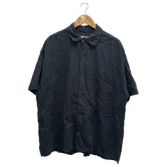 IS-NESS (イズネス) RELAX OPEN COLLAR SHIRT 2020SSSH01 ブラック Lのサムネイル