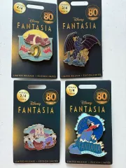 ディズニー ミッキー FANTASIA X ピンバッジ セット
