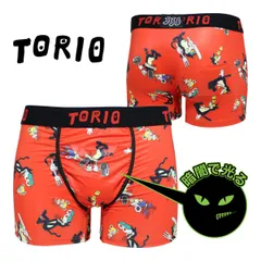 TORIO トリオ ボクサーパンツ ネコ メンズ 男性 下着 2501018のサムネイル