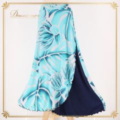 美品 Lahaina ブラック ベージュ ワンピース フラダンス ハワイアン