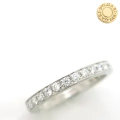 BVLGARI ディディカータ ヴェネチアン フルエタニティ リング PT950 約3号 ピンキー ダイヤモンド 30石 プラチナ 美品 ブルガリ ◆送料込◆質屋-11917のサムネイル