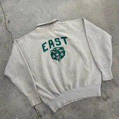 【Wilson】50s Half Zip Sweat Shirt L "Back Water Print "のサムネイル