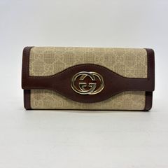 GUCCI グッチ　インターロッキング　長財布　GGキャンバス　0513-③ GUCCI グッチ インターロッキング 長財布 GGキャンバス 0513-③ - メルカリ