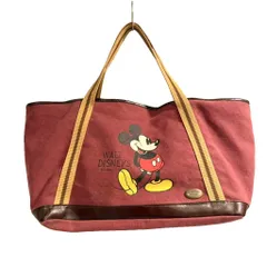 サマンサタバサ Samantha Thavasa トートバッグ ミッキー キャンバス 赤 レッド ■GY99