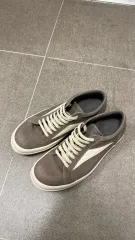 リックオウエンス x バンズ スニーカー ヴィンテージ ダスト ミルク 44