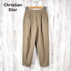 90s Christian Dior SPORTS ヴィンテージクリスチャンディオールスポーツ ゴルフ刺繡 コットン カジュアル テーパードパンツ ベージュ レディースのサムネイル