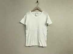 本物アニエスべーagnesb.hommeコットンVネック半袖Tシャツメンズサーフアメカジミリタリーストリートスケーターワークビジネススーツモードゴルフ白ホワイト2Mのサムネイル