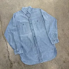 【Military】50s Chambray Shirt 14 1/2 