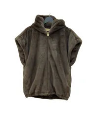 カレンソロジー Curensology 25AW フェイクファー フーディー ベスト FAKEFUR HOODIE VEST 大人カジュアル BROWN 茶色 CL507112ER-00 ベスト 無地 ブラウン Fサイズ 104LT-442のサムネイル