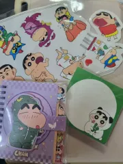 クレヨンしんちゃんステッカー＋ダイアリー＋パンダクレヨンしんちゃんメモ用紙セット＋クレヨンしんちゃん芳香剤
