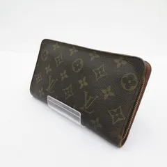 【瀬戸大橋店】 中古 LOUIS VUITTON | ルイ・ヴィトン 長財布 モノグラム ポルトモネジップ M61727 ブラウン 【125】