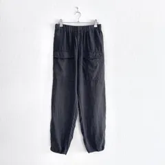 TICCA ティッカ リネン ミリタリーパンツ ブラック 黒　フリーサイズ FREE SIZE ゆったり ワイドパンツ カジュアルパンツ 裾幅調整紐　こなれ感 ナチュラル きれいめカジュアル 大人女子 レディース 古着 春夏秋冬 即購入OK 極美品 近年のサムネイル