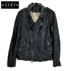 GIORGIOBRATO ジョルジオブラット ﾌﾞﾗｯｸ GU17F8042V ﾗﾑﾚｻﾞｰ ﾀﾞﾌﾞﾙﾗｲﾀﾞｰｽ ｼﾞｬｹｯﾄ 44
