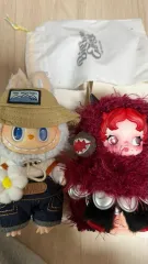 (POP MART正規品) レアアイテム スカルパンダ ラブブ ぬいぐるみ