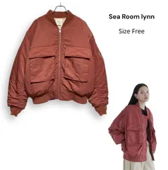 M26167/ Sea Room lynn シールームリン オーバーサイズ BIGポケット MA-1 2way アプリコットのサムネイル