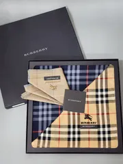 【新品】BURBERRY バーバリー ノバチェック ハンカチ 46×46cm 3枚セット