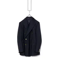 SCYE BASICS　サイベーシックス　紺ブレ　ダブルブレストジャケット5123-41520　MPJ-320MH_iD260410-002のサムネイル