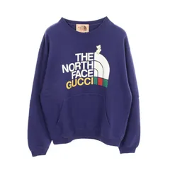 GUCCI グッチ GUCCI × THE NORTH FACE ロゴプリント ポケット付き スウェット