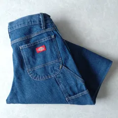 ■古着 Dickies ディッキーズ 200RNB ペインターパンツ ワークデニム ジーンズ W30L32【D1781】