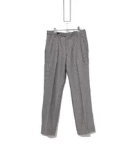 m's braque　エムズブラック 　NEW FLAIR PANTS 232211千鳥格子フレアパンツ_iD260405-T02のサムネイル