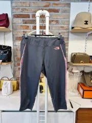 THE NORTH FACE ザノースフェイス レディース 7分 レギンス グレー ピンク LINE 70のサムネイル