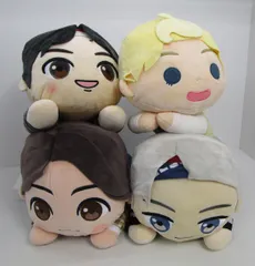 BTS TinyTAN メガジャンボ 寝そべりぬいぐるみ 4種セット